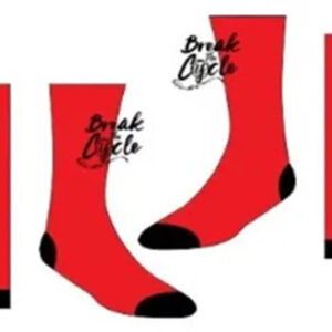 Black & Red BTC Socks